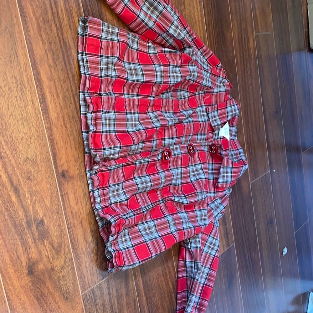 Plaid jacket for Christmas